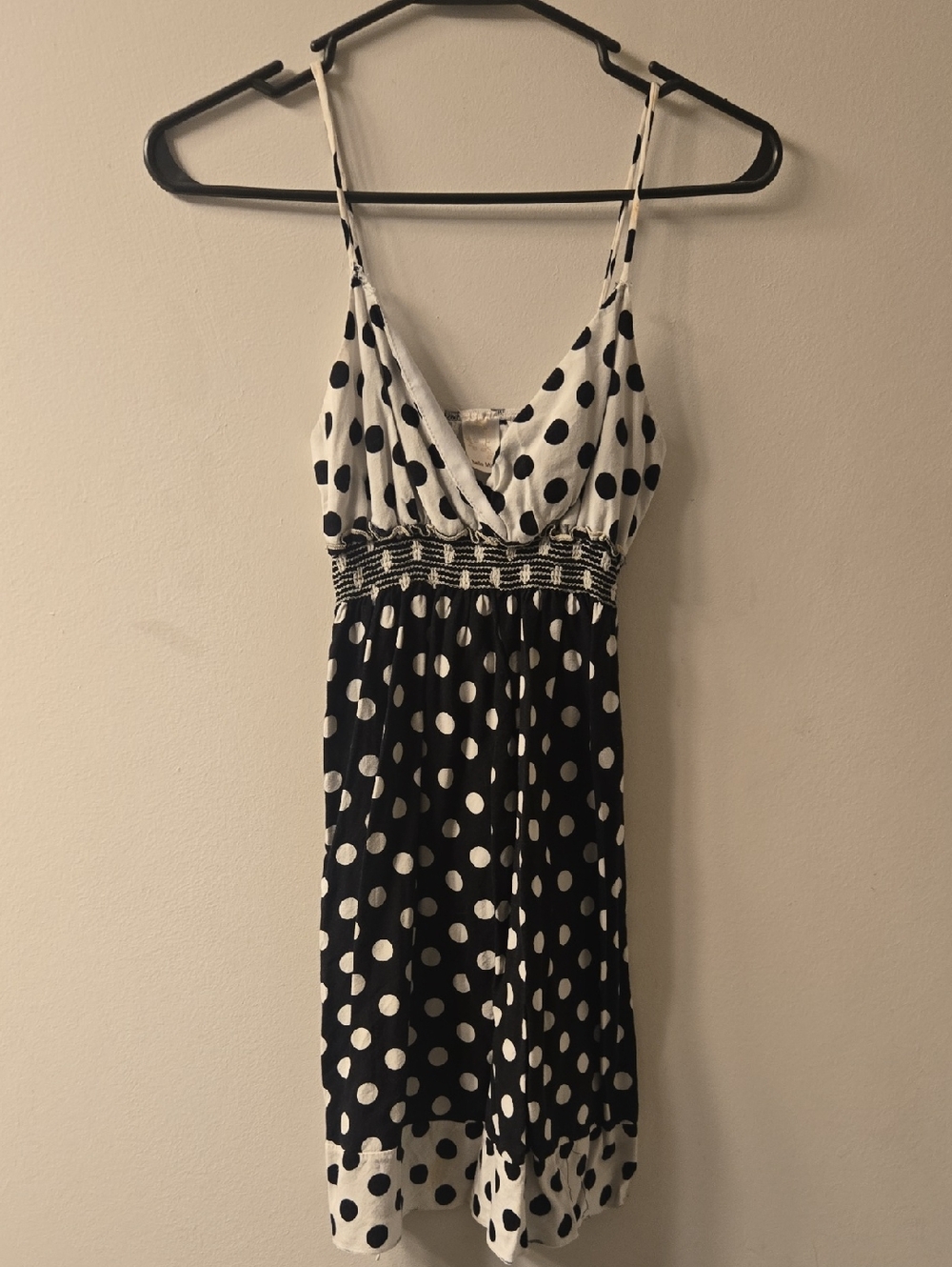 Miss Me Black and White Polka Dot Mini Dress